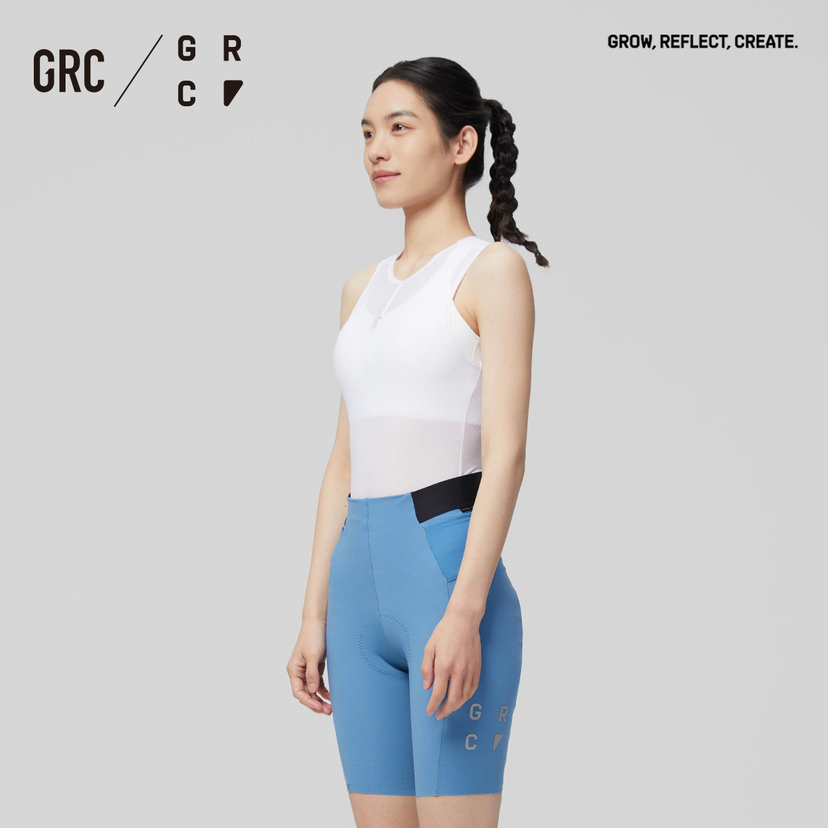 GRC桀骜无尽TECH LW女夏透气反光无背带骑行短裤双箭头公路自行车,淘宝优惠券,粉丝福利购,淘宝优惠卷