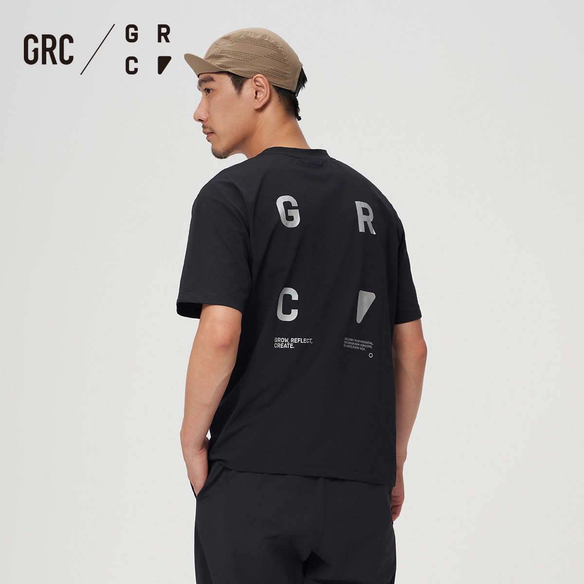 GRC桀骜无尽新款春夏索罗娜sorona透气速干T恤反光凉感骑行短袖男,淘宝优惠券,粉丝福利购,淘宝优惠卷