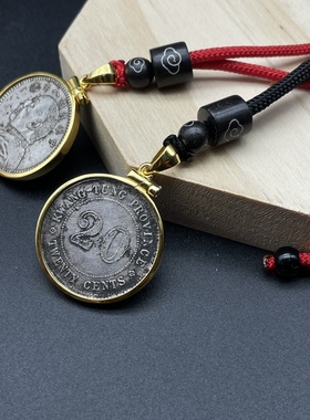 罗家情侣925银镀金银毫空托吊坠