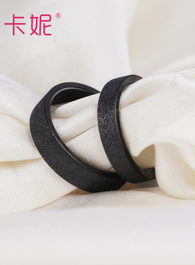 梦卡妮正品钛钢戒指珍珠316L情侣