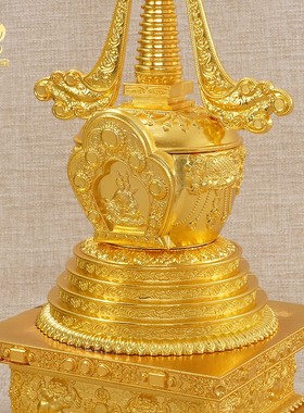 藏式舍利塔佛塔铜菩提塔