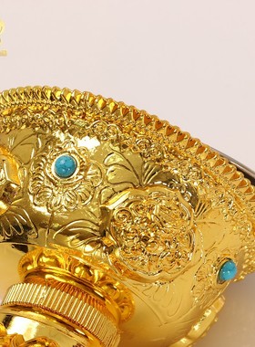 八吉祥桌面供水杯财神杯