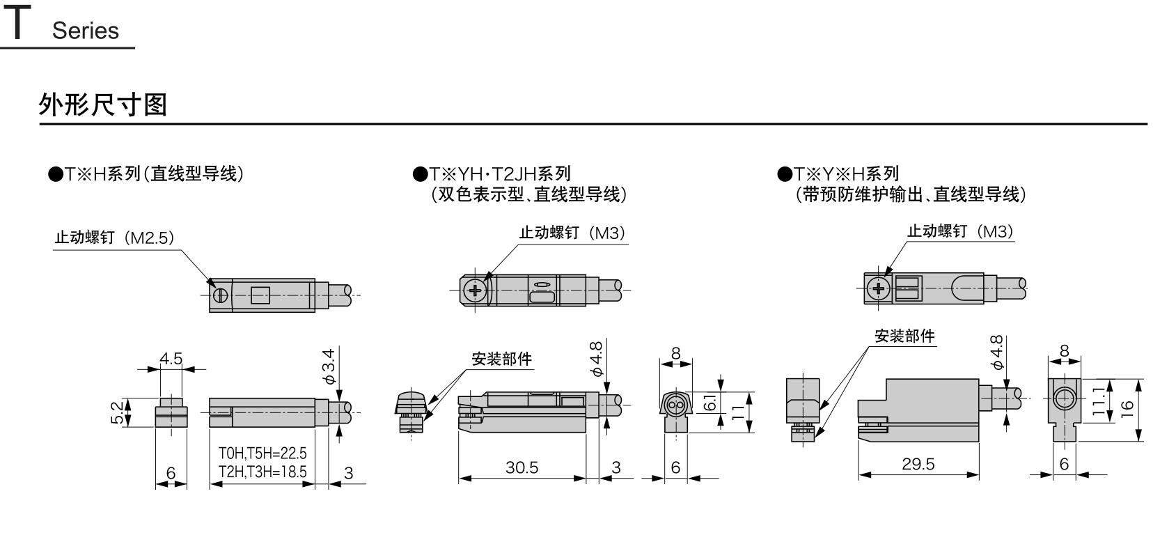 CKD磁性开关SW-TOH T3H T2H T0H T3PH F2H F3H K2H气缸感应器3H - 图2