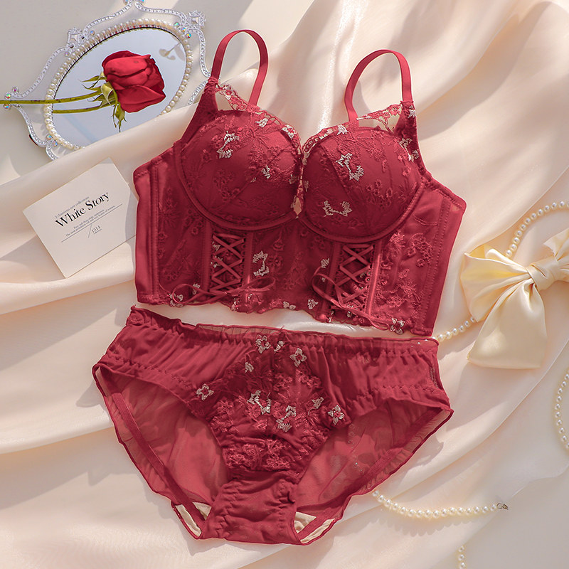 聚拢2021新款无钢圈虎年文胸 嫦香诗文胸