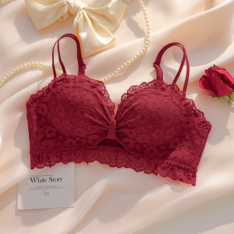 聚拢无钢圈收副乳嫦香诗性感文胸罩 嫦香诗文胸