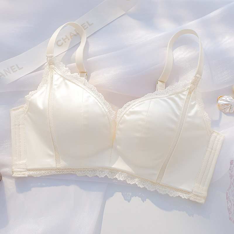 大胸显小无钢圈调整型防下垂内衣 嫦香诗文胸
