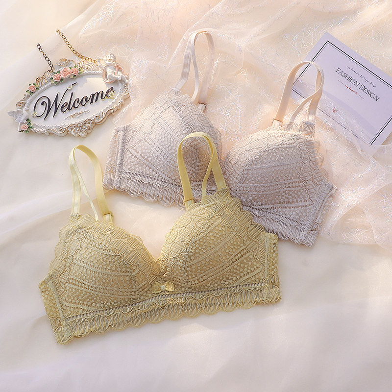 无钢圈收副乳上托调整型bra秋文胸 嫦香诗文胸