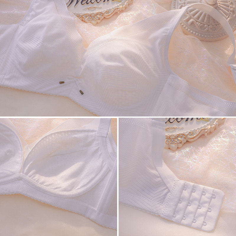 女无钢圈大胸显小夏超薄款缩文胸 嫦香诗文胸