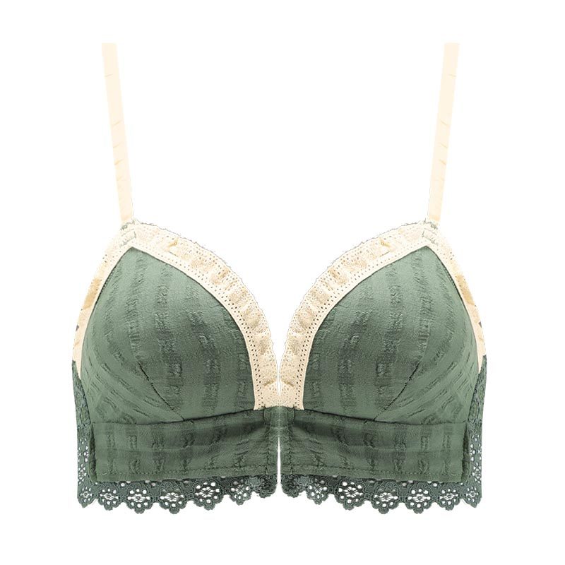 前扣式内衣女小胸聚拢少女文胸罩 嫦香诗文胸