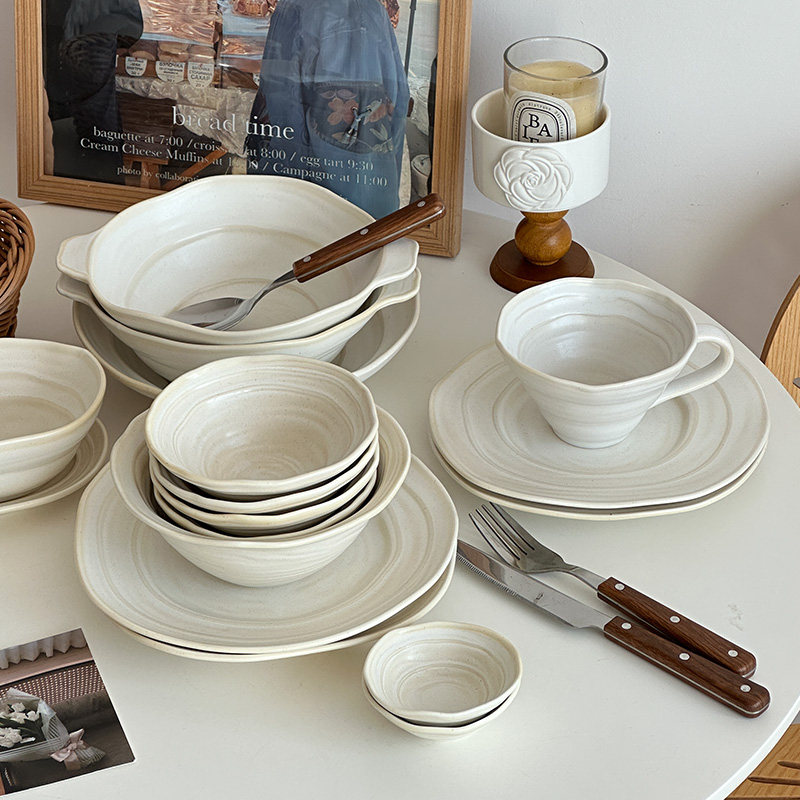 穆尼特别好看斗笠碗汤碗高级感甜品碗面碗复古窑变釉餐厅日式做旧