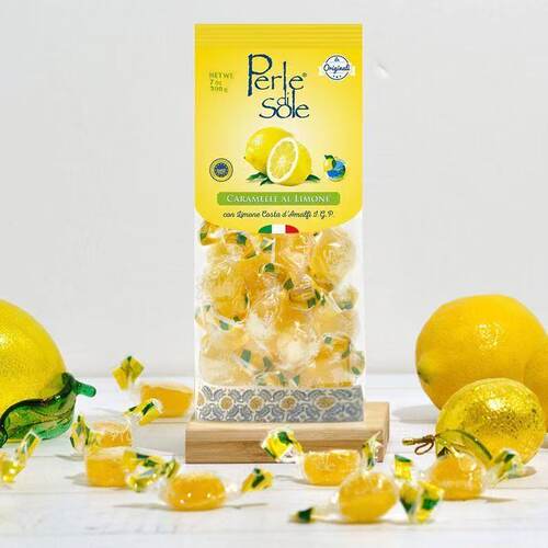 Perle di Sole柠檬味糖果200g 意大利进口酸甜柠檬硬糖清新解馋 - 图1