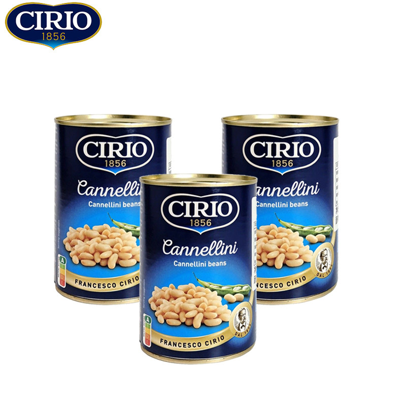 茄意欧白芸豆罐头400g 白豆蔬菜沙拉配料即食蔬菜意大利进口,淘宝优惠券,粉丝福利购,淘宝优惠卷