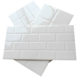 Северный маленький белый кирпичный кухонный настенный плитка 300x600 плитка для ванной комнаты решетчатая плит