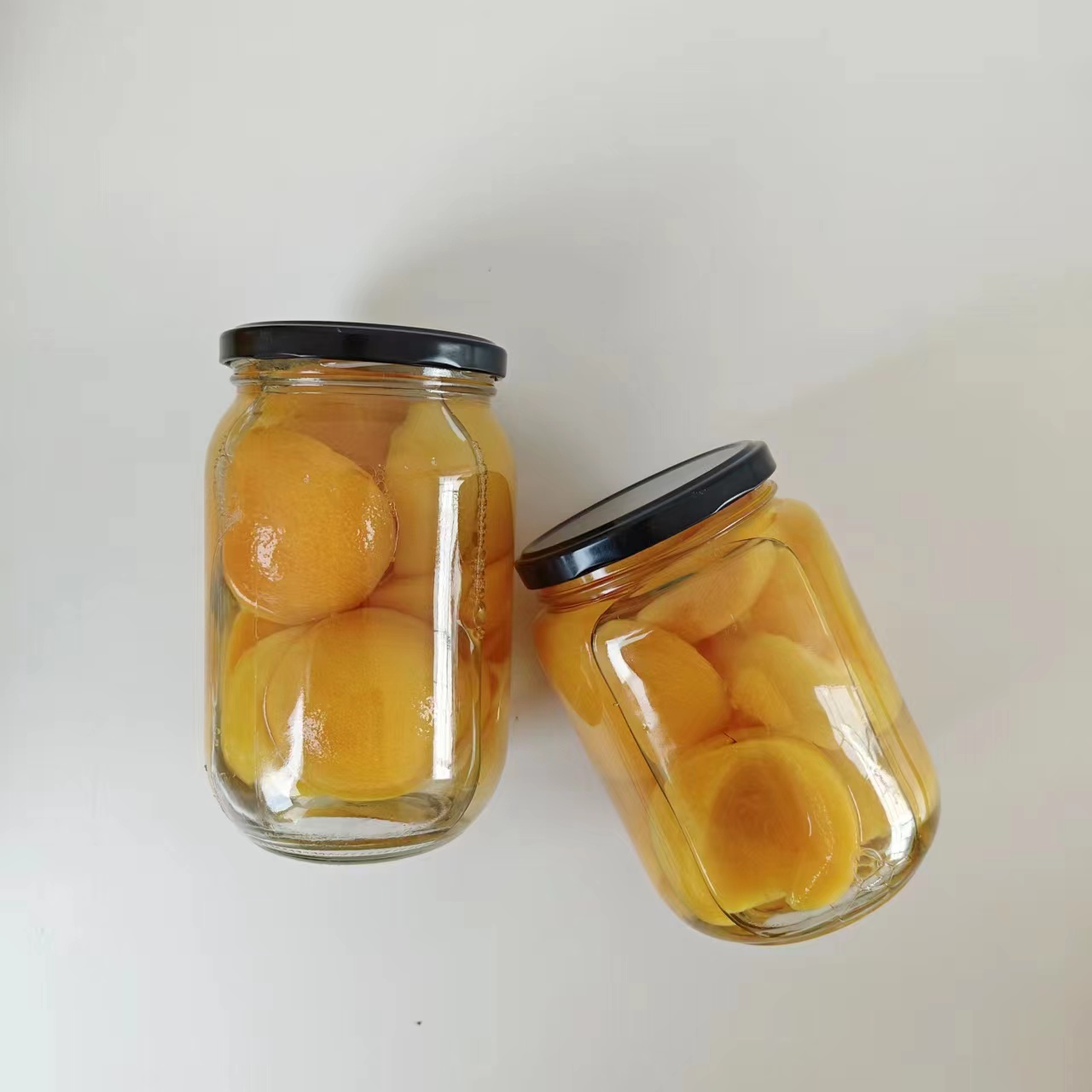 罐头瓶空瓶耐高温黄桃西红柿酱水果带盖包装可蒸煮食品级密封玻璃-图1