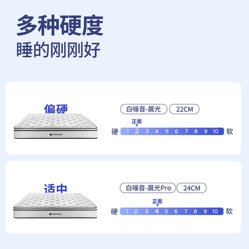 梦神天然黄麻床垫护脊弹簧床垫3d芯材透气席梦思床垫硬垫子家用 - 图1