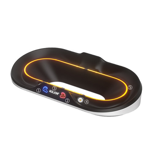 适用于PSVR2双控制器充电底座PS5 VR2双手柄座充LED氛围灯VR眼镜头戴头显充电器基座支架摆放收纳置物架配件 - 图0