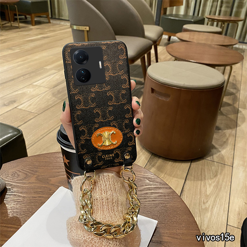 Aimak适用vivo S30promini手机壳S20保护套S18e外壳S19皮质感11s全包S16手提链条S17斜挎挂绳款iq12潮牌s15女 - 图0