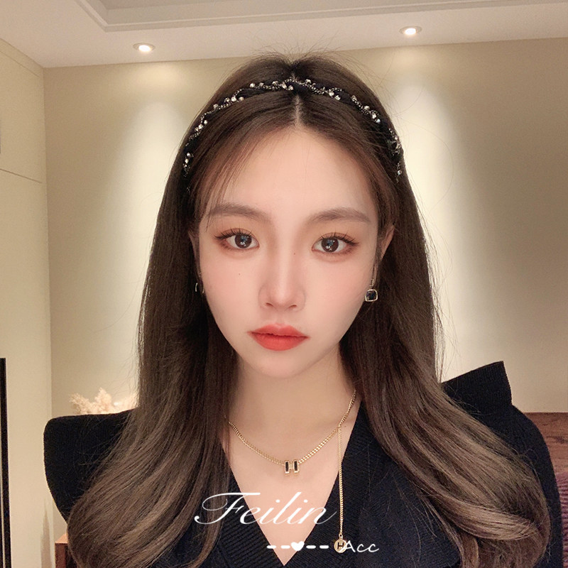 黑色发卡法式高端发箍头饰女款网红2026新款头箍高级感洋气时尚,淘宝优惠券,粉丝福利购,淘宝优惠卷