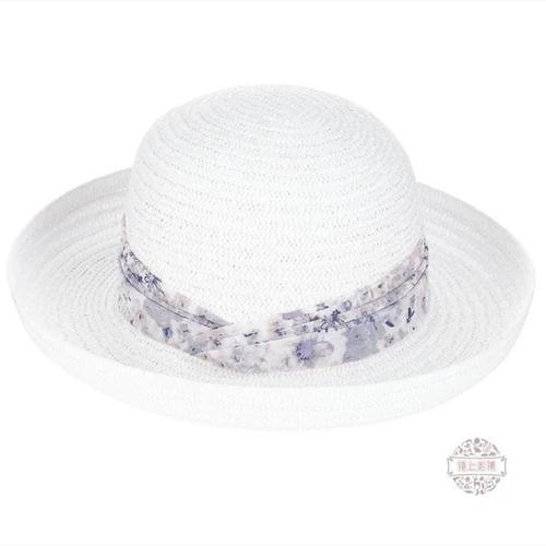 Марта Маркс и Спенсер в Великобритании, импортная летняя лента Красивая солнечная шляпа и плетеная шляпа Европейская и американская шляпа фаната Инглун