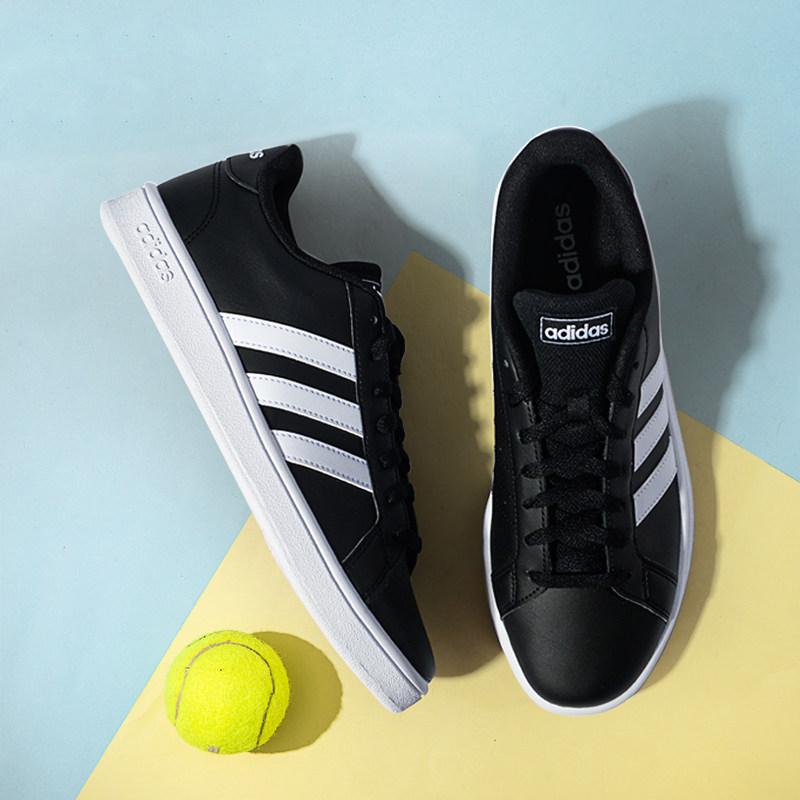 Adidas Grand Court Base M EE7900 shoes black - KeeShoes