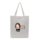 Шоппер, тканевый мешок, льняная сумка, милая сумка на одно плечо