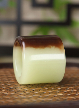 新疆和田玉糖玉扳指男款