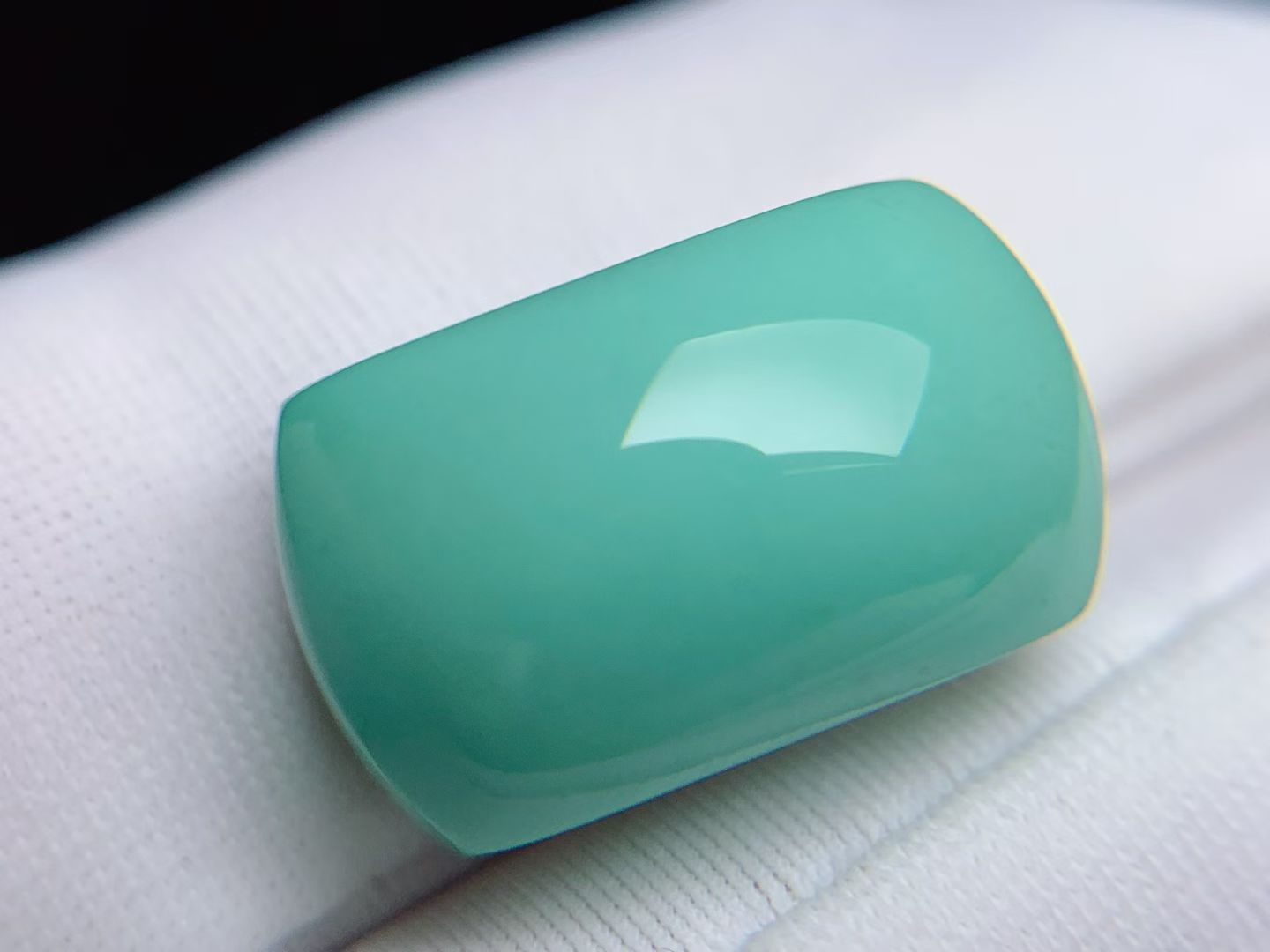Hubei Shiyan natural ore high porcelain non-optimized turquoise fine saddle saddle ring
