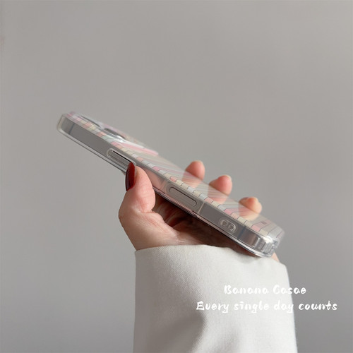 BananaCase韩国ins小清新彩色线条条纹适用iPhone16苹果17promax手机壳15pro新款14promax防摔13/16pro保护套 - 图2