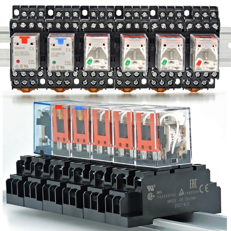 正品欧姆龙继电器MY4N-GS MY4IN-D2-CR一R-J 14脚6A DC24V AC220V - 图3