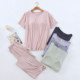 Modal bra padded trousers ສັ້ນ trousers ເສັ້ນ ເສັ້ນ ແນວ ຕັ້ງ pajamas ສໍາ ລັບ summer ແມ່ ຍິງ