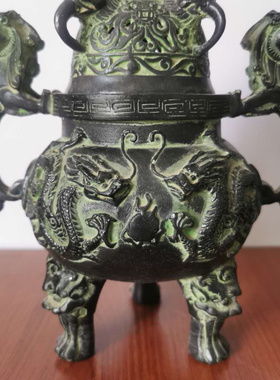 纯铜客厅摆件镇宅礼品仿古青铜器