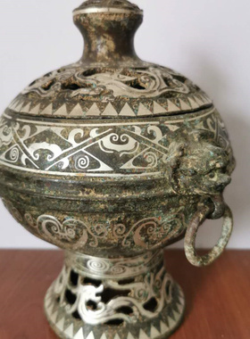 客厅卧室做旧镇宅仿古青铜器