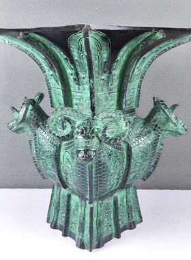 四羊方尊客厅仿古青铜器青铜复古