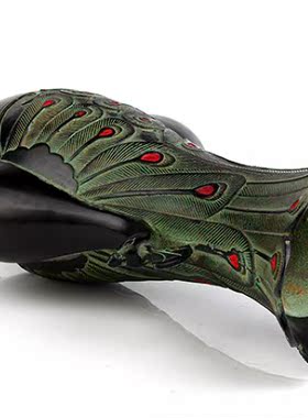 客厅青铜器金属锌祝福中式老摆件