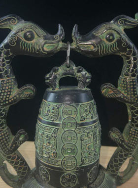 摆件中式风婚礼做旧仿古青铜器