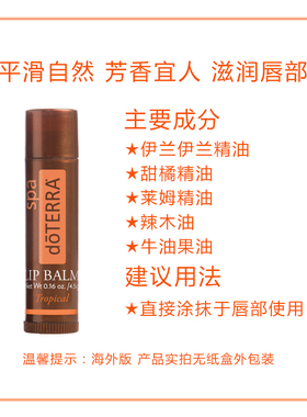 美国多特瑞热带甜香润唇膏4.5g