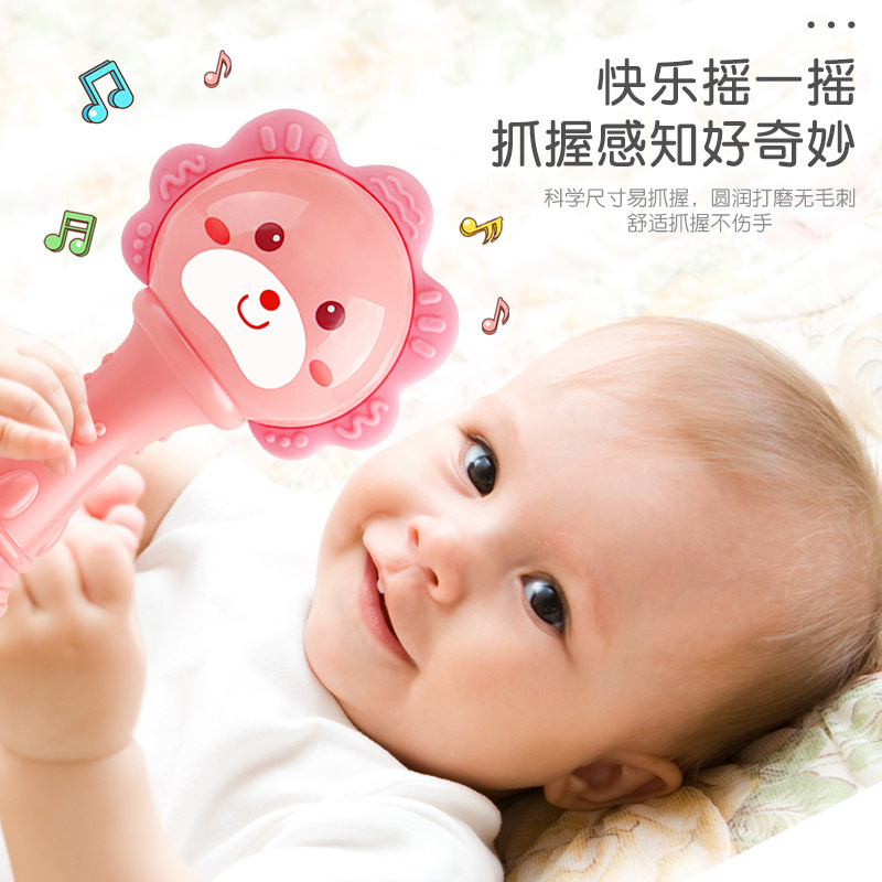 小孩玩具0到1岁孩婴儿儿童玩具卡通牙胶早教0-3个月宝宝6到1一岁-图0