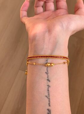 真金24电镀强保色小红书爆款复古