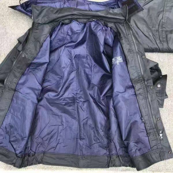 二手老092舰挺防寒服外罩可以当雨衣防水套装藏青色户外分体透气,淘宝优惠券,粉丝福利购,淘宝优惠卷