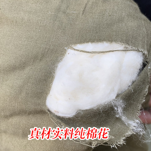 老式温寒区棉衣棉裤男士冬天防寒加厚保暖纯棉花冷库户外棉袄棉裤 - 图0