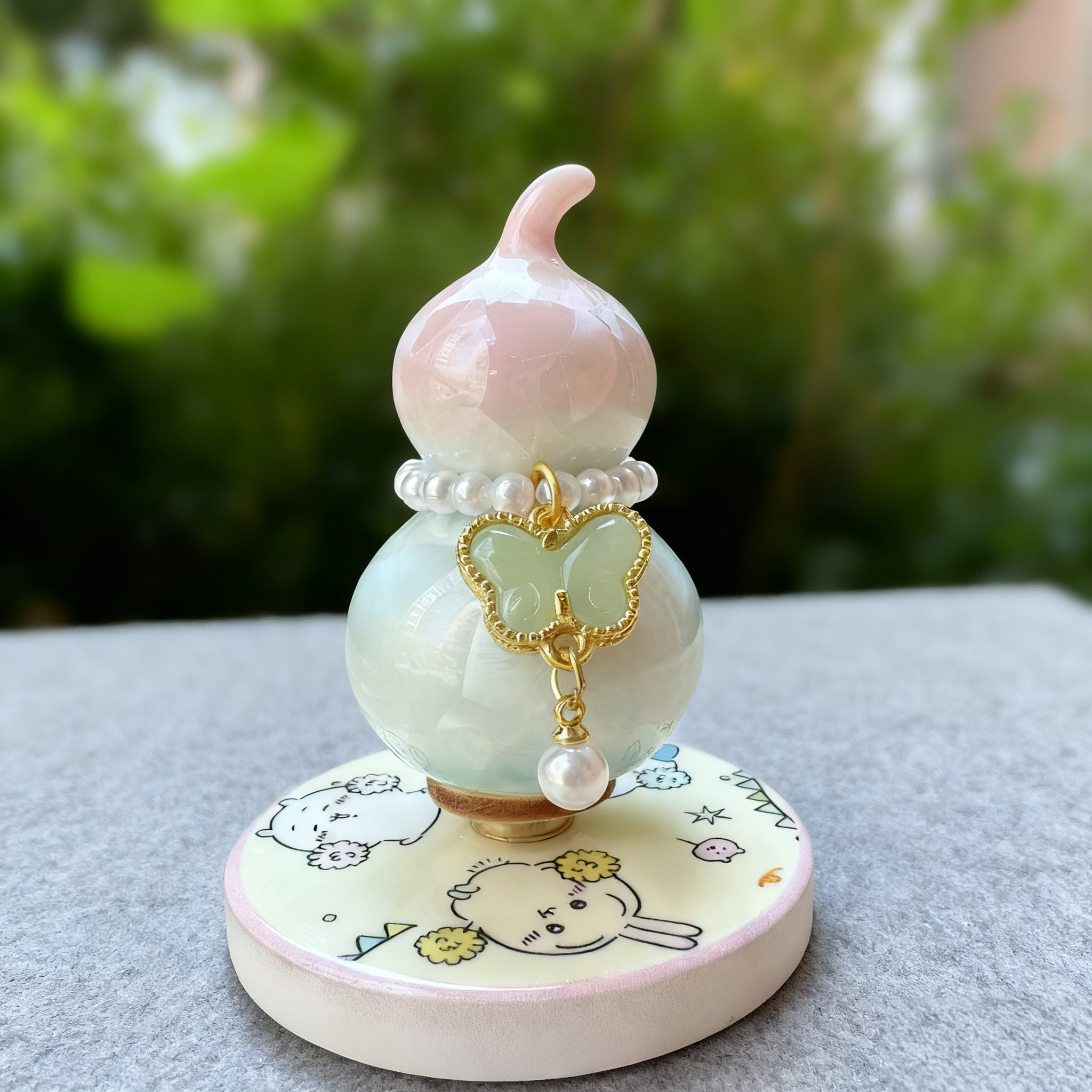 景德镇陶瓷转转葫芦摆件网红可爱解压创意桌面装饰国潮转转乐,淘宝优惠券,粉丝福利购,淘宝优惠卷