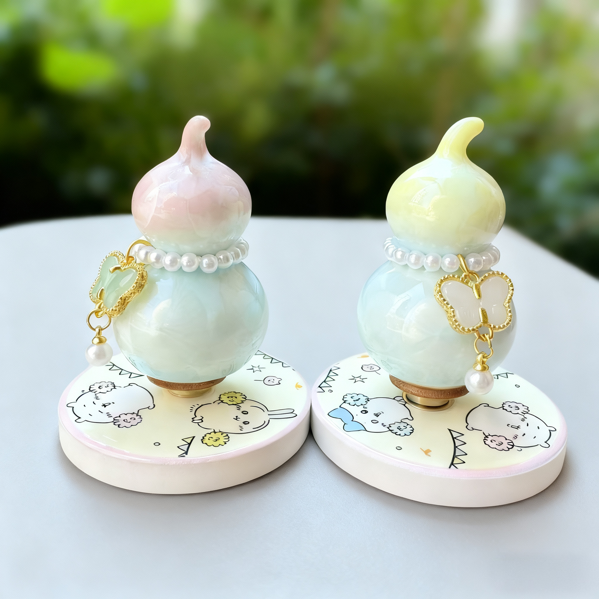 景德镇陶瓷转转葫芦摆件网红可爱解压创意桌面装饰国潮转转乐,淘宝优惠券,粉丝福利购,淘宝优惠卷