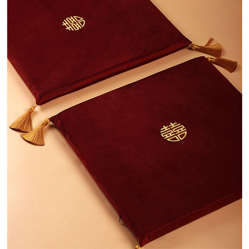 中国风结婚跪垫坐福垫敬茶喜垫婚礼用品大全红色喜字新娘拜堂垫子,淘宝优惠券,粉丝福利购,淘宝优惠卷