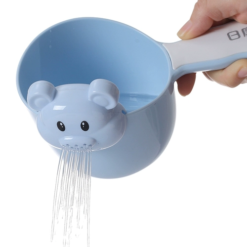 日康 Детский пластиковый банный ковш для мытья головы, увеличенная толщина