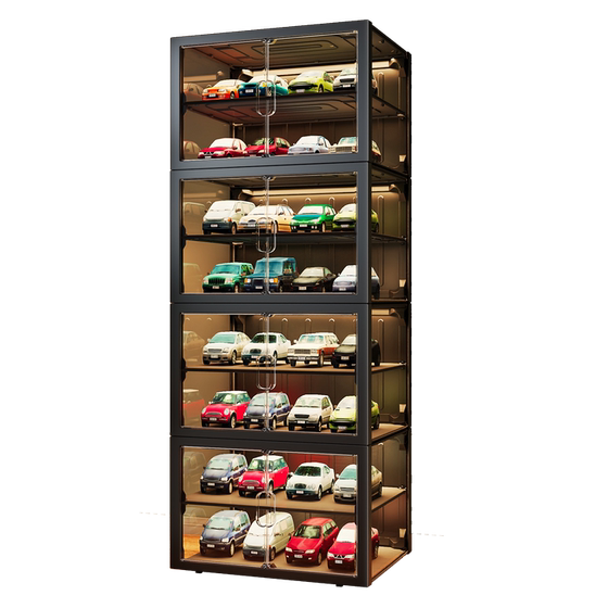 Collection Series | The fifth generation of high-transparency layered car model cabinets