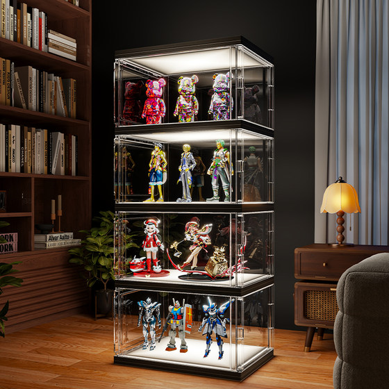 High-end hand model display cabinet fully transparent and dustproof
