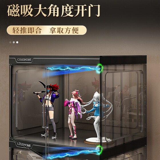 Same day delivery! Acrylic! Figure storage display cabinet