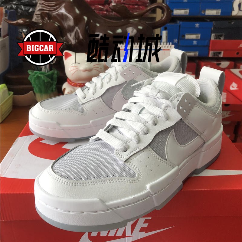 Nike Dunk Low Disrupt纯白低帮休闲板鞋 CK6654-001 - 图1