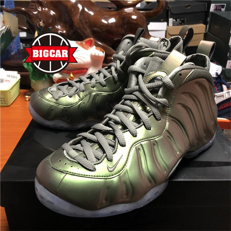 Nike Foamposite One WMNS极光 炫光绿喷 AA3963-001 - 图0