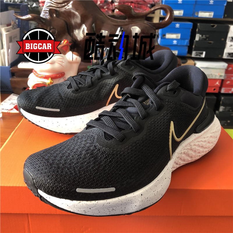 NIKE ZoomX Invincible Run FK 男子黑金跑步鞋 CT2228-004 - 图1